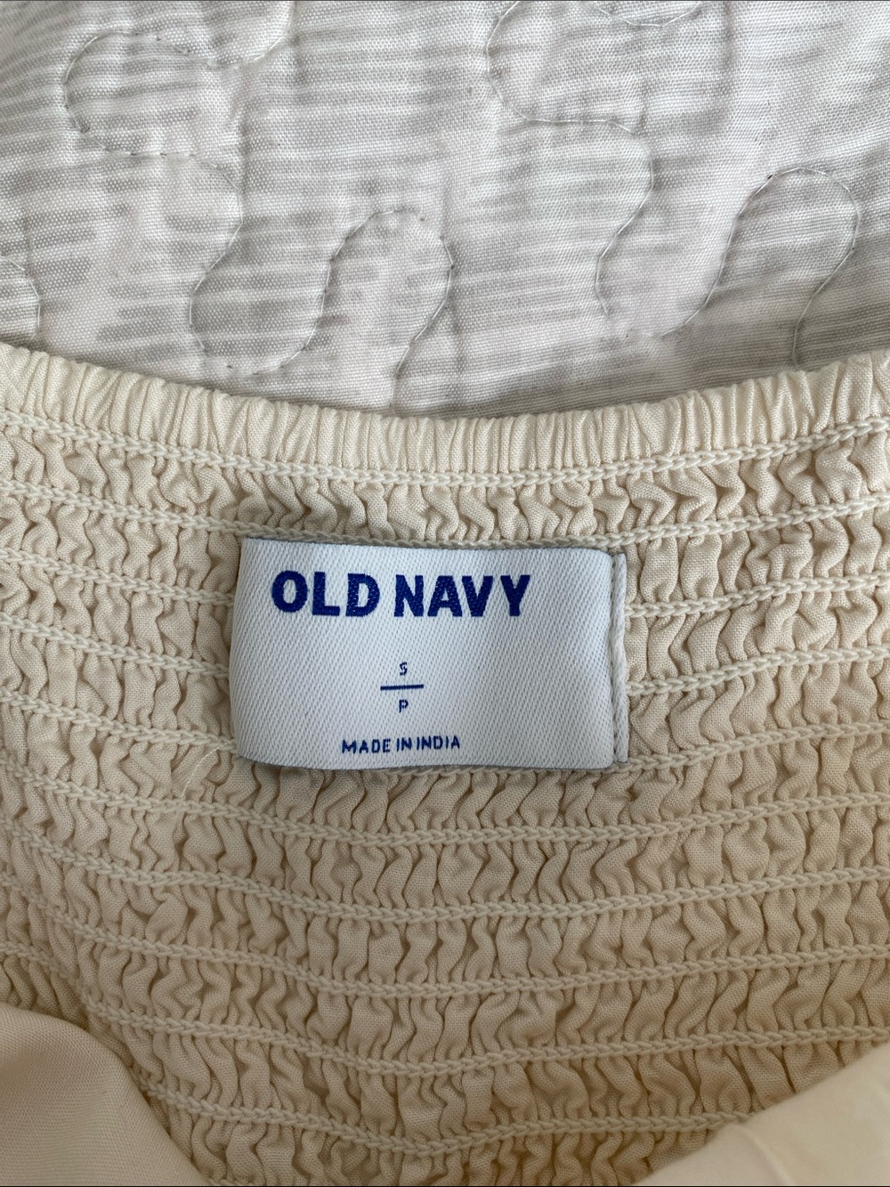Old Navy Cream Spaghetti-Strap Tiered Camisole - Picture 3 of 5